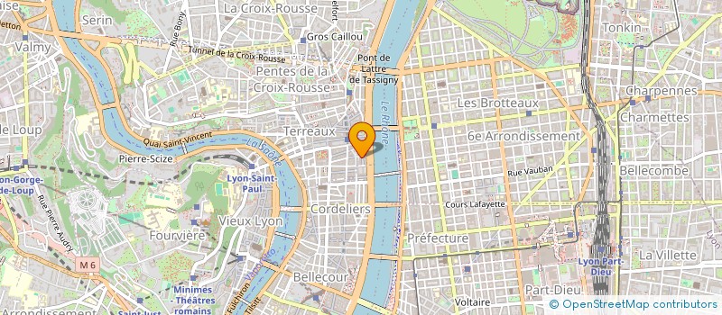 localisation de l'entreprise LVS à LYON