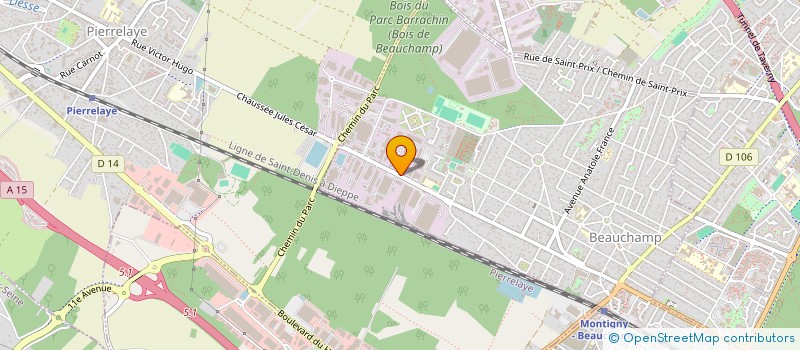 localisation de l'entreprise LVS  VERNON