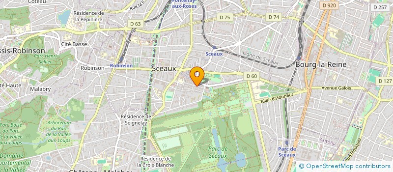 localisation de l'entreprise LVS à SCEAUX