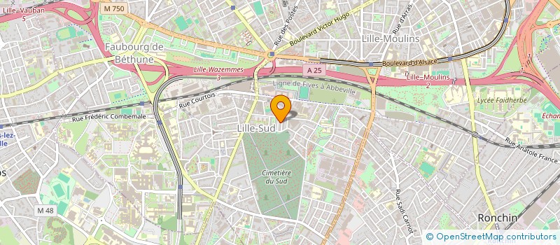 localisation de l'entreprise LVS CG à LILLE