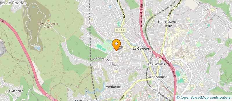 localisation de l'entreprise LVS PRESTATIONS à LES PENNES-MIRABEAU