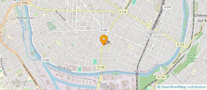 localisation de l'entreprise LVSH TRANSPORT à SAINT-MAUR-DES-FOSSES