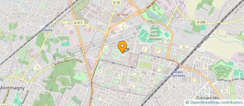 localisation de l'entreprise LVSJ2 à SARCELLES