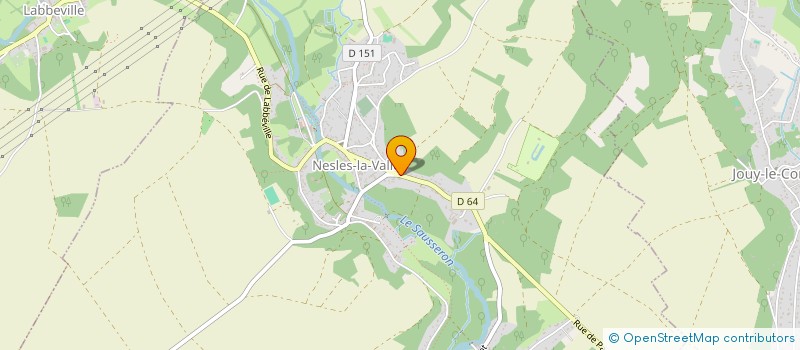 localisation de l'entreprise LVSL à NESLES-LA-VALLEE