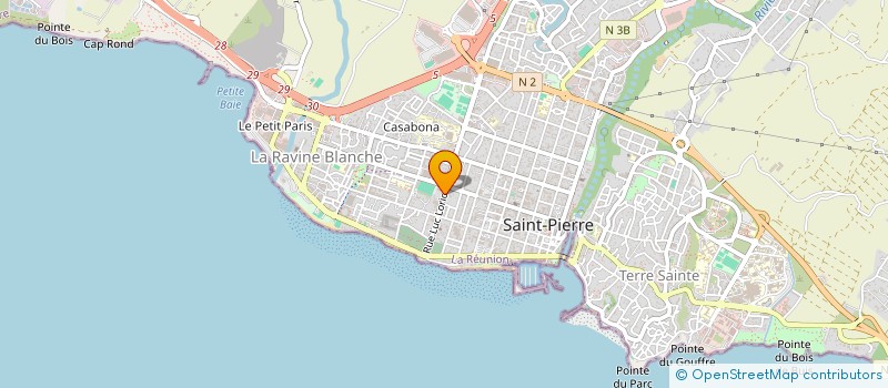 localisation de l'entreprise LVSP à SAINT-PIERRE