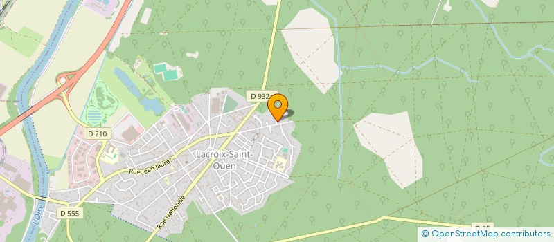 localisation de l'entreprise LVSPC  LACROIX-SAINT-OUEN