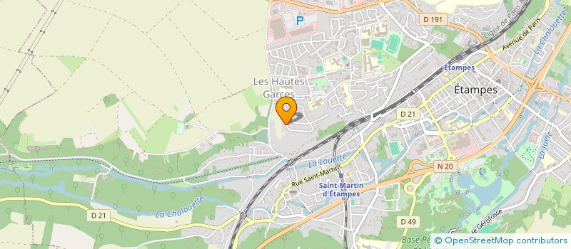 localisation de l'entreprise LVST IMMO  ETAMPES