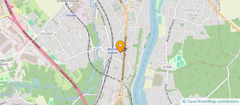 localisation de l'entreprise LVT  CORBEIL-ESSONNES