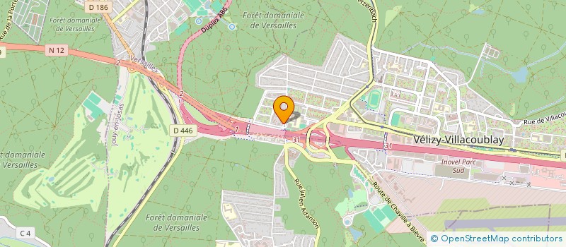 localisation de l'entreprise LVT  VELIZY-VILLACOUBLAY