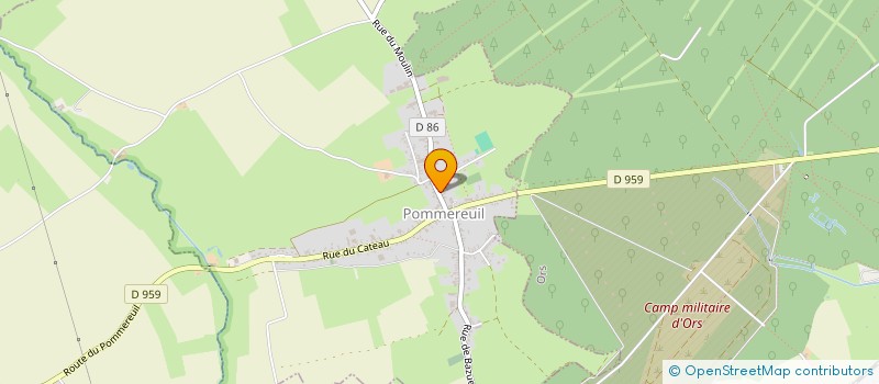 localisation de l'entreprise LVT BAVAY  POMMEREUIL