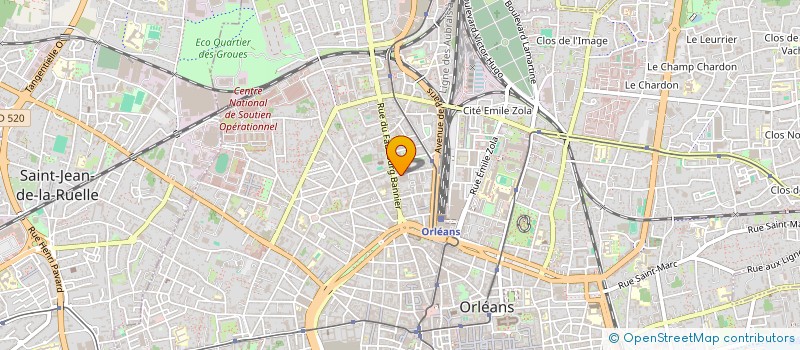 localisation de l'entreprise LVT CHIMIE à ORLEANS