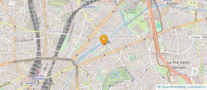 localisation de l'entreprise LVT INTERNATIONAL  PARIS