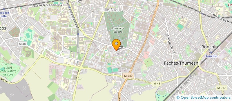 localisation de l'entreprise LVTE à LILLE