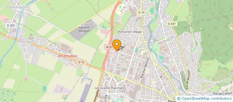 localisation de l'entreprise LVTG  PONTARLIER