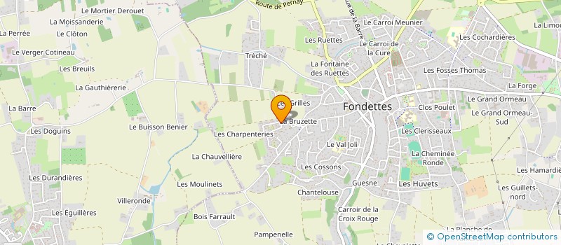 localisation de l'entreprise LVTL à FONDETTES