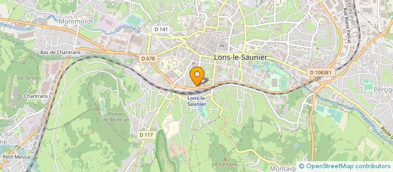 localisation de l'entreprise LVTMM à LONS-LE-SAUNIER