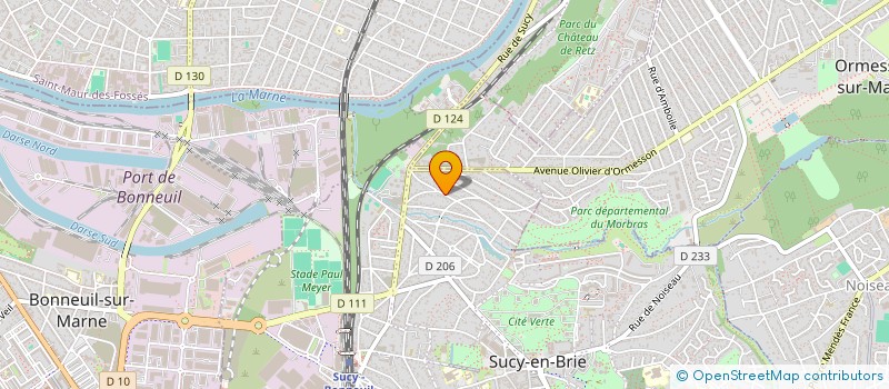 localisation de l'entreprise LVTN GROUPE  SUCY-EN-BRIE