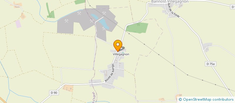 localisation de l'entreprise LVTP  BANNOST-VILLEGAGNON