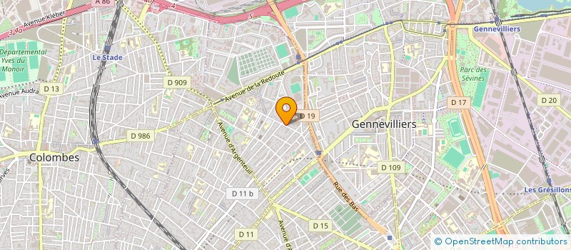 localisation de l'entreprise LVTT & CO à ASNIERES-SUR-SEINE