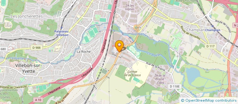 localisation de l'entreprise LVUPN à VILLEBON-SUR-YVETTE
