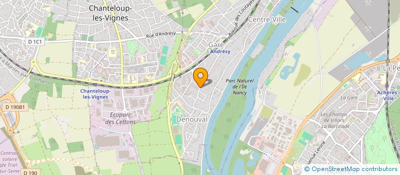 localisation de l'entreprise LVV IMMO.I  ANDRESY