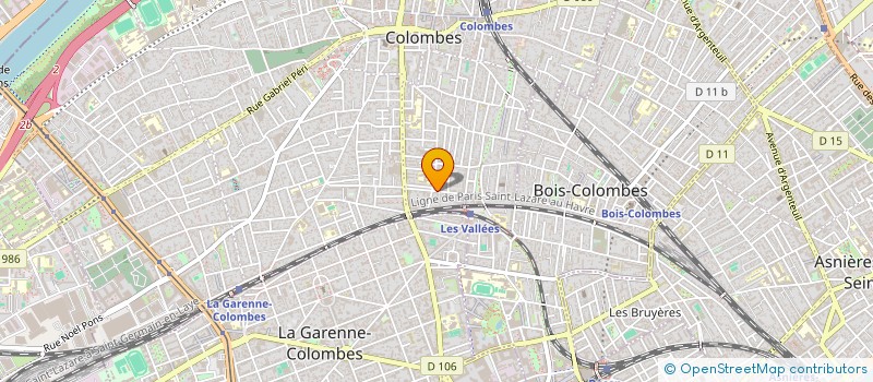 localisation de l'entreprise LVW INVEST  COLOMBES