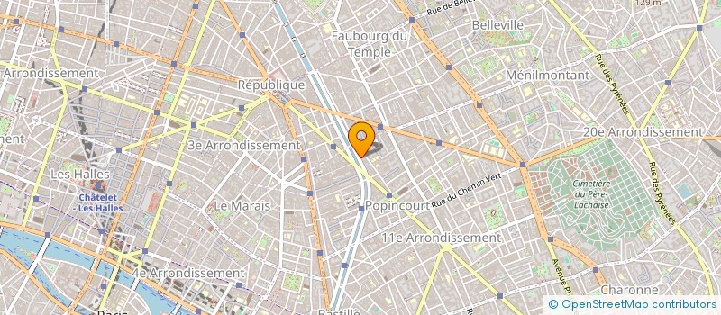 localisation de l'entreprise LVY à PARIS