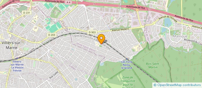 localisation de l'entreprise LVZO GROUP  NOISY-LE-GRAND