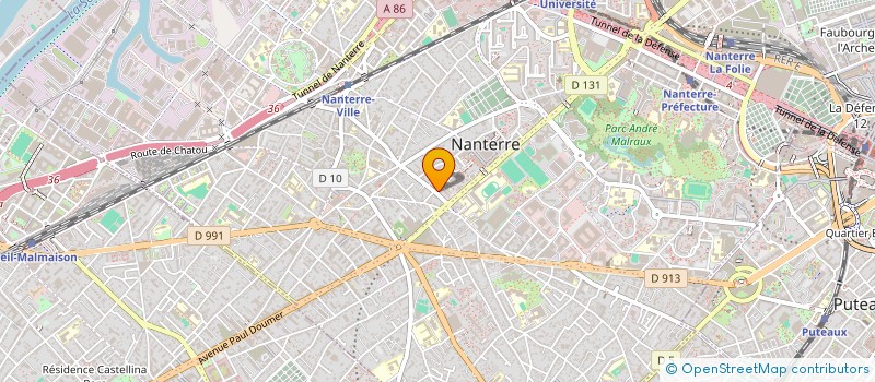 localisation de l'entreprise LW  NANTERRE