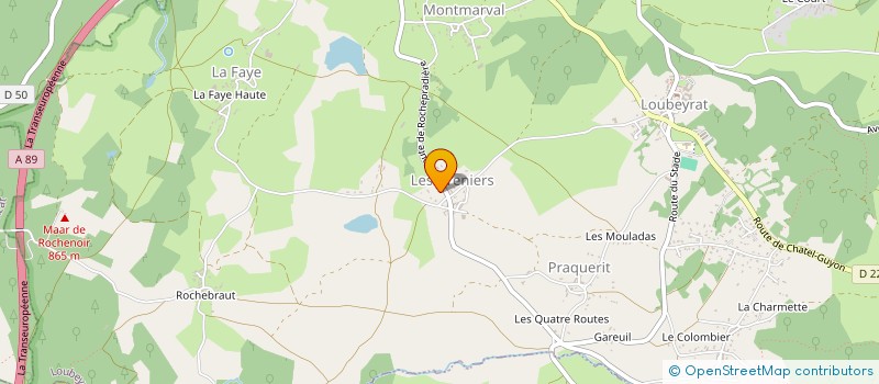 localisation de l'entreprise LW CONSEILS à LOUBEYRAT