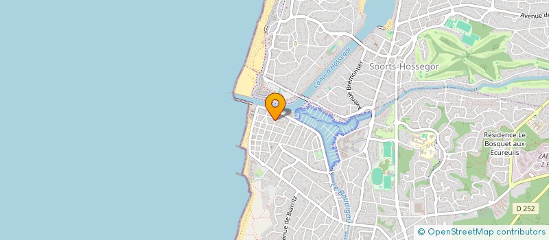 localisation de l'entreprise LW CONSULTING à CAPBRETON