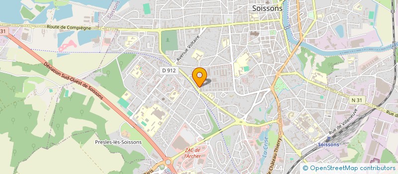 localisation de l'entreprise LW COURTAGE CONFIANCE à SOISSONS