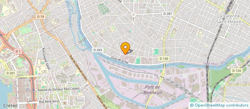 localisation de l'entreprise LW DIFFUSION à SAINT-MAUR-DES-FOSSES