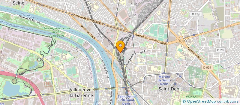 localisation de l'entreprise LW DISTRIBUTION  SAINT-DENIS