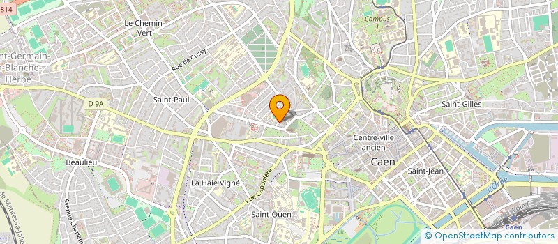 localisation de l'entreprise LW ET FILS à CAEN