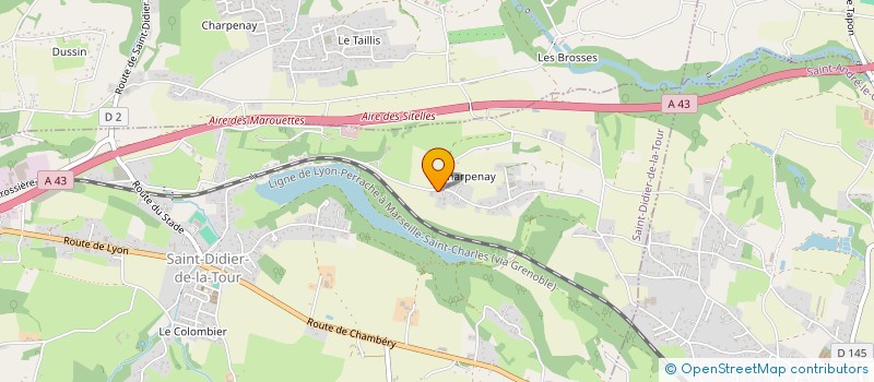 localisation de l'entreprise LW GROUP  SAINT-DIDIER-DE-LA-TOUR