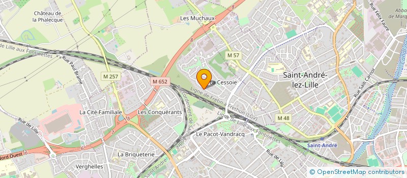 localisation de l'entreprise LW IMMO à LAMBERSART