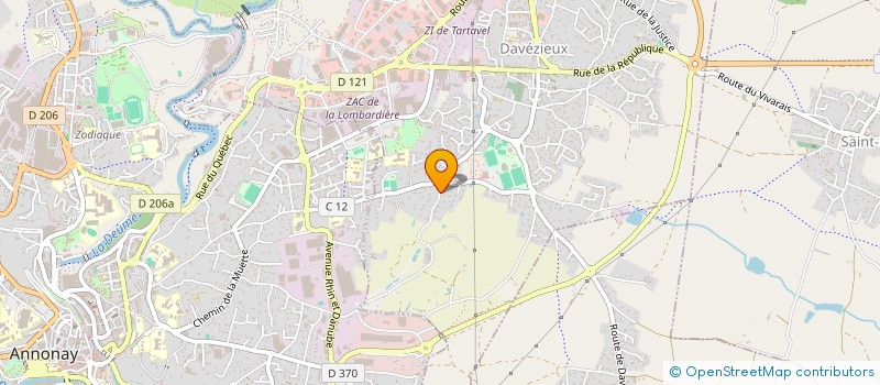 localisation de l'entreprise LW ROANEL  DAVEZIEUX