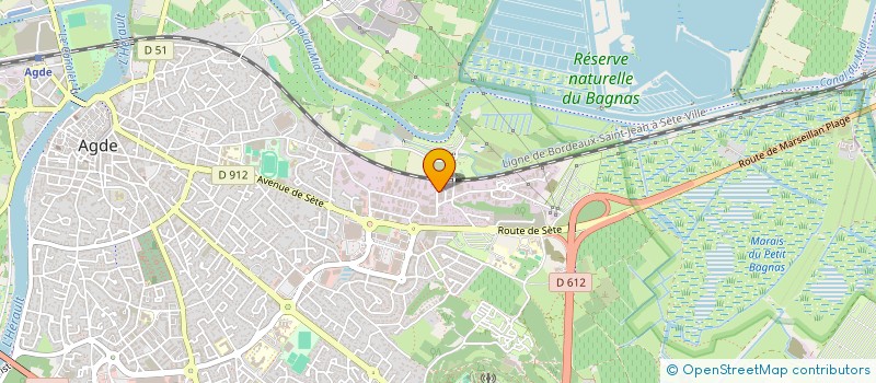 localisation de l'entreprise LWB IMMOBILIER  AGDE