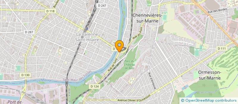 localisation de l'entreprise LWB SAS  CHENNEVIERES-SUR-MARNE