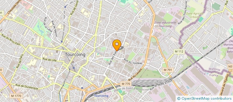 localisation de l'entreprise LWIZE à TOURCOING