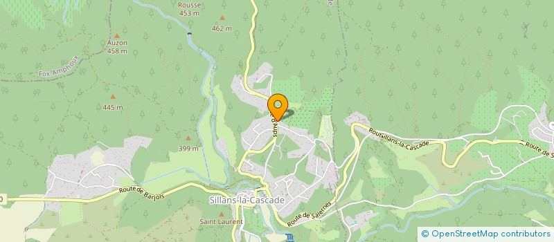 localisation de l'entreprise LWJ  SILLANS-LA-CASCADE