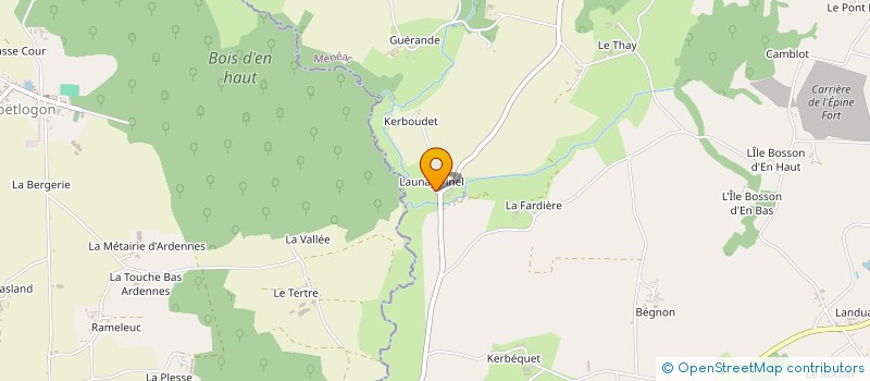 localisation de l'entreprise LWR  MENEAC