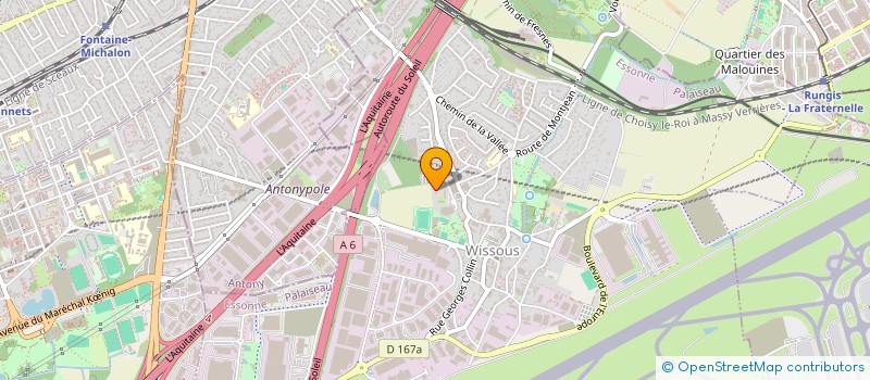 localisation de l'entreprise LWS PRODUCTIONS  WISSOUS