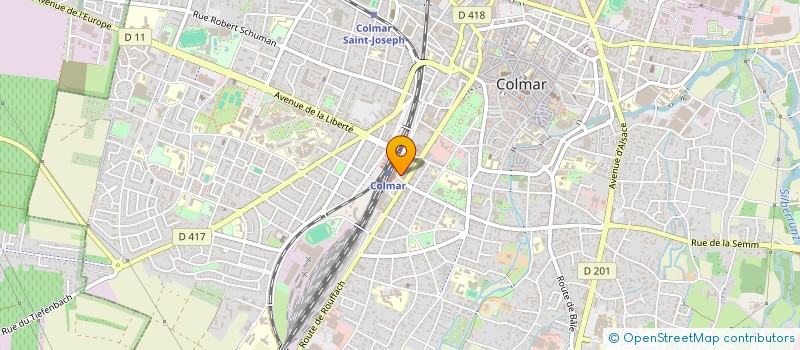 localisation de l'entreprise LX COLMAR  COLMAR