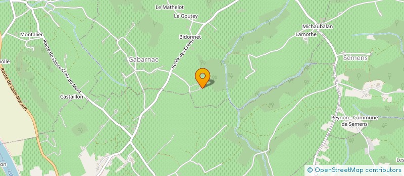 localisation de l'entreprise LX IMMO  GABARNAC