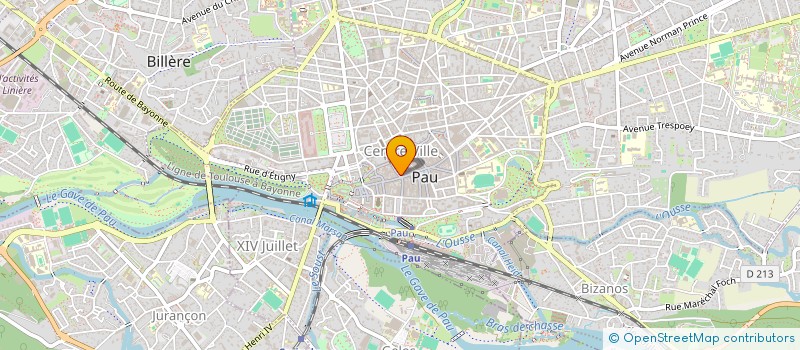 localisation de l'entreprise LX INVEST à PAU