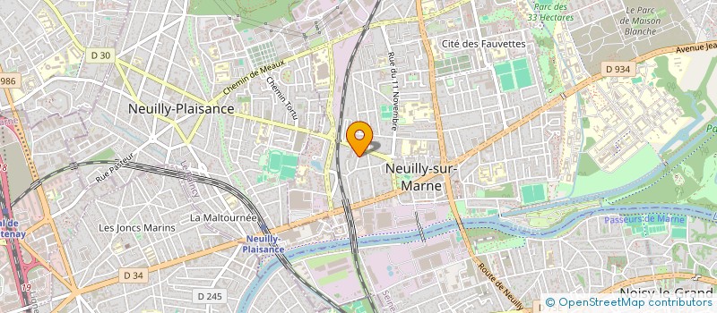 localisation de l'entreprise LX STUDIOS à NEUILLY-SUR-MARNE