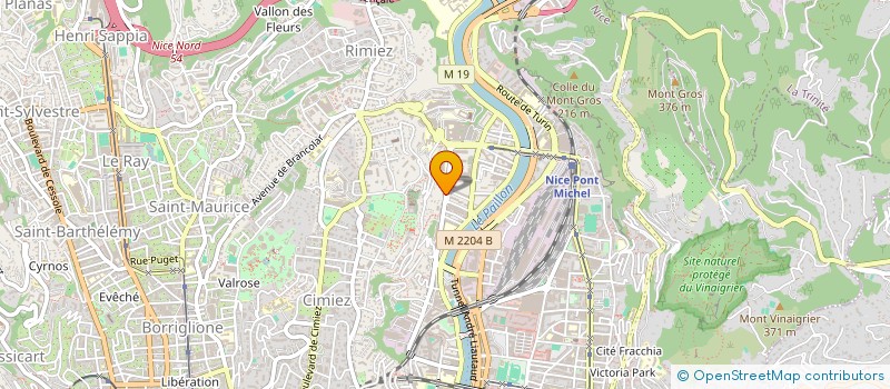 localisation de l'entreprise LXM  NICE