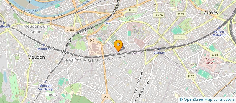localisation de l'entreprise LXX CONSEIL à ISSY-LES-MOULINEAUX
